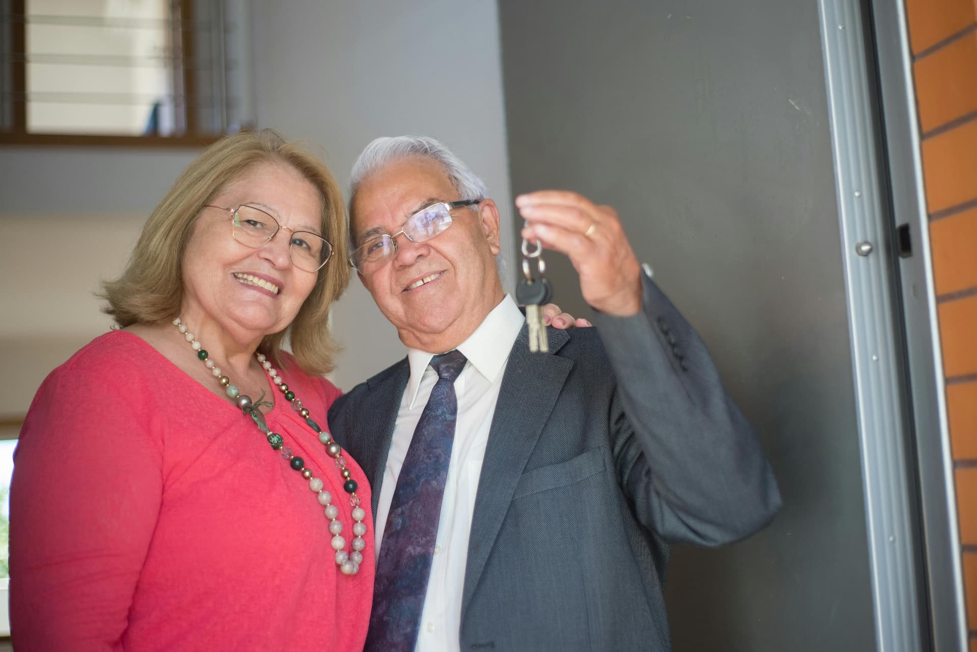 Couple with keys